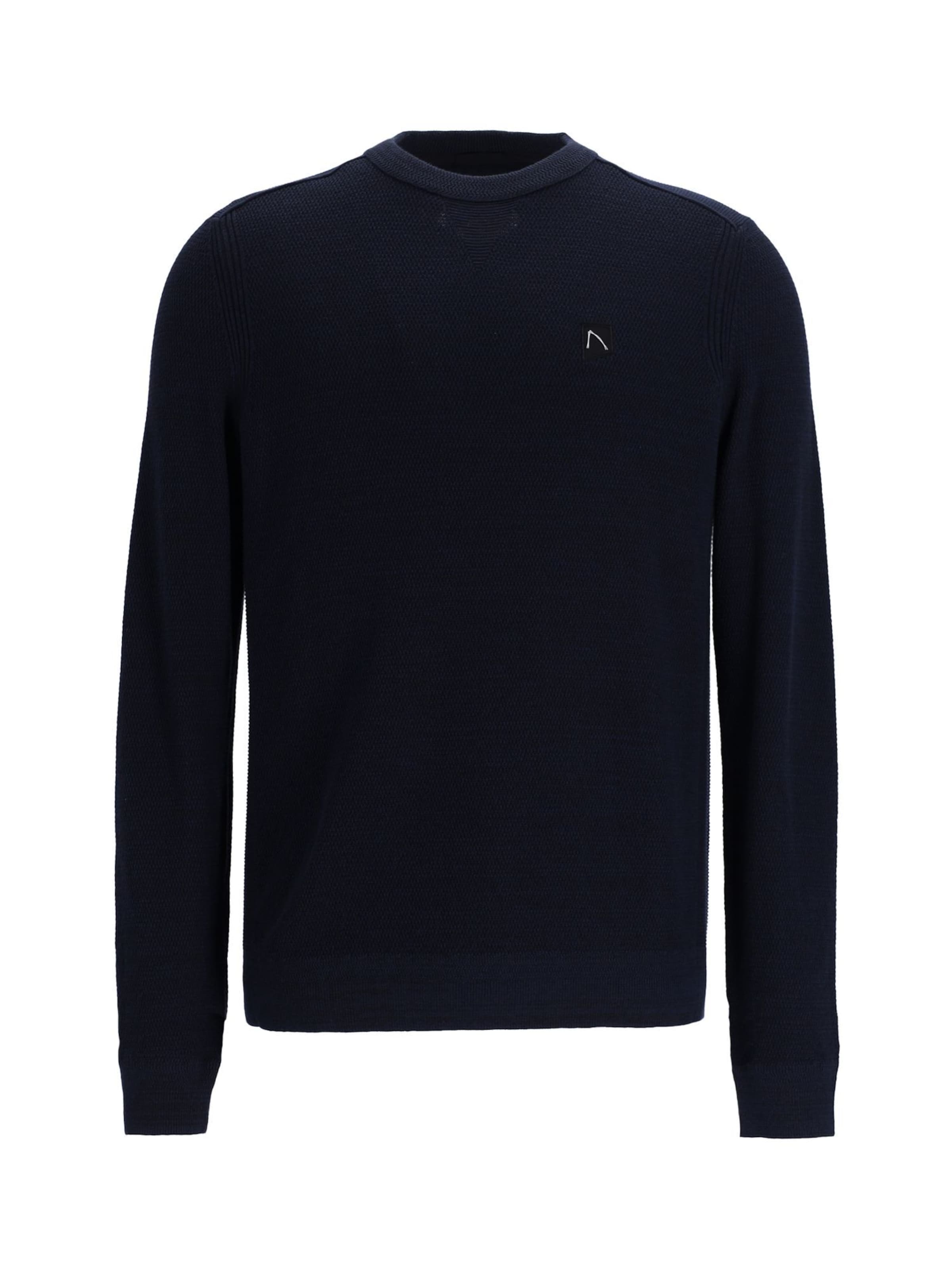 CHASIN' Trui 'Basal Mixed' in Blauw: voorkant