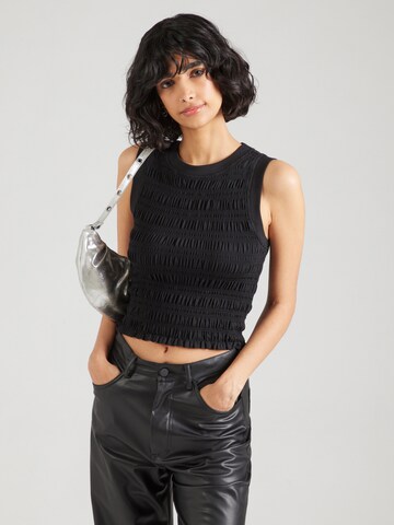 Top 'CLAIRE' di GUESS in nero: frontale