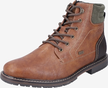 Rieker Lace-Up Boots ' 13741 ' in Brown: front