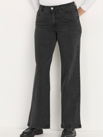 Cellbes of Sweden Wide leg Jeans in Grey: front