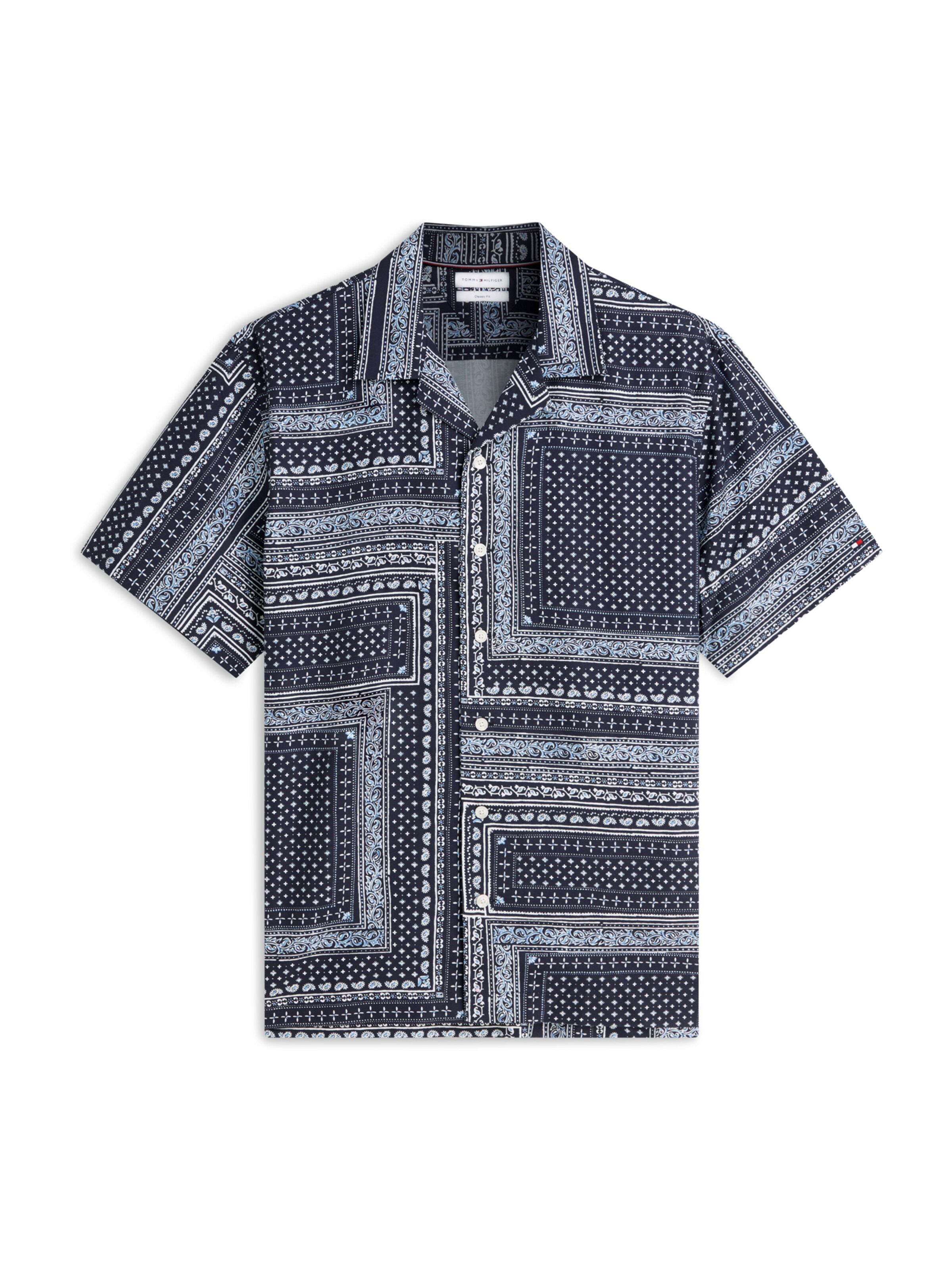 TOMMY HILFIGER Comfort Fit Риза в синьо: отпред