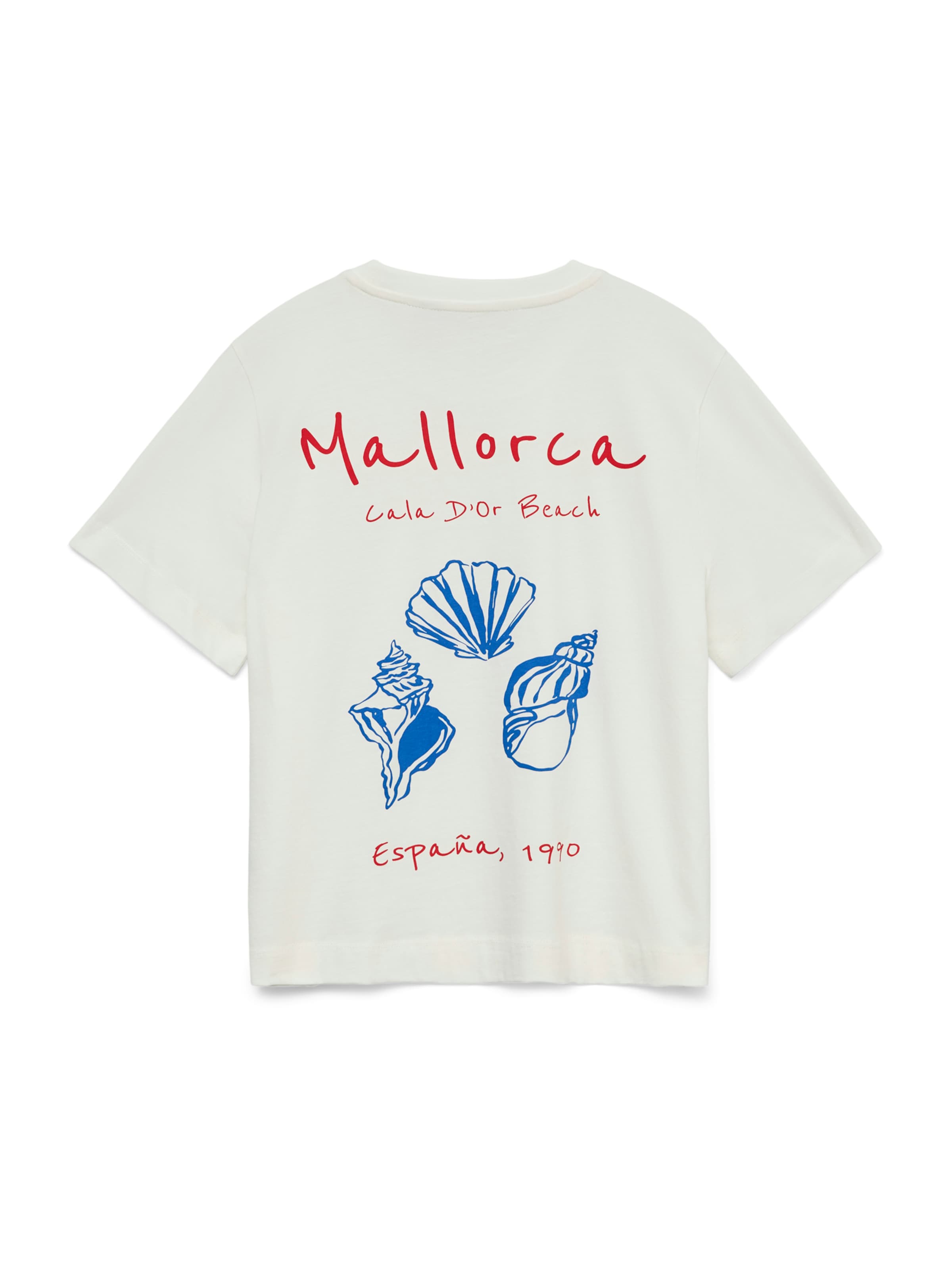 VERO MODA - Camiseta 'VMGina Mette' en blanco