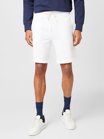 Polo Ralph Lauren Regular Trousers in White: front