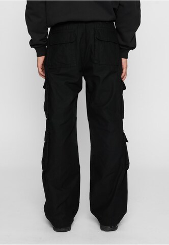 9N1M SENSE Boot cut Cargo trousers in Black