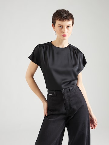 Bluză de la Calvin Klein pe negru: față