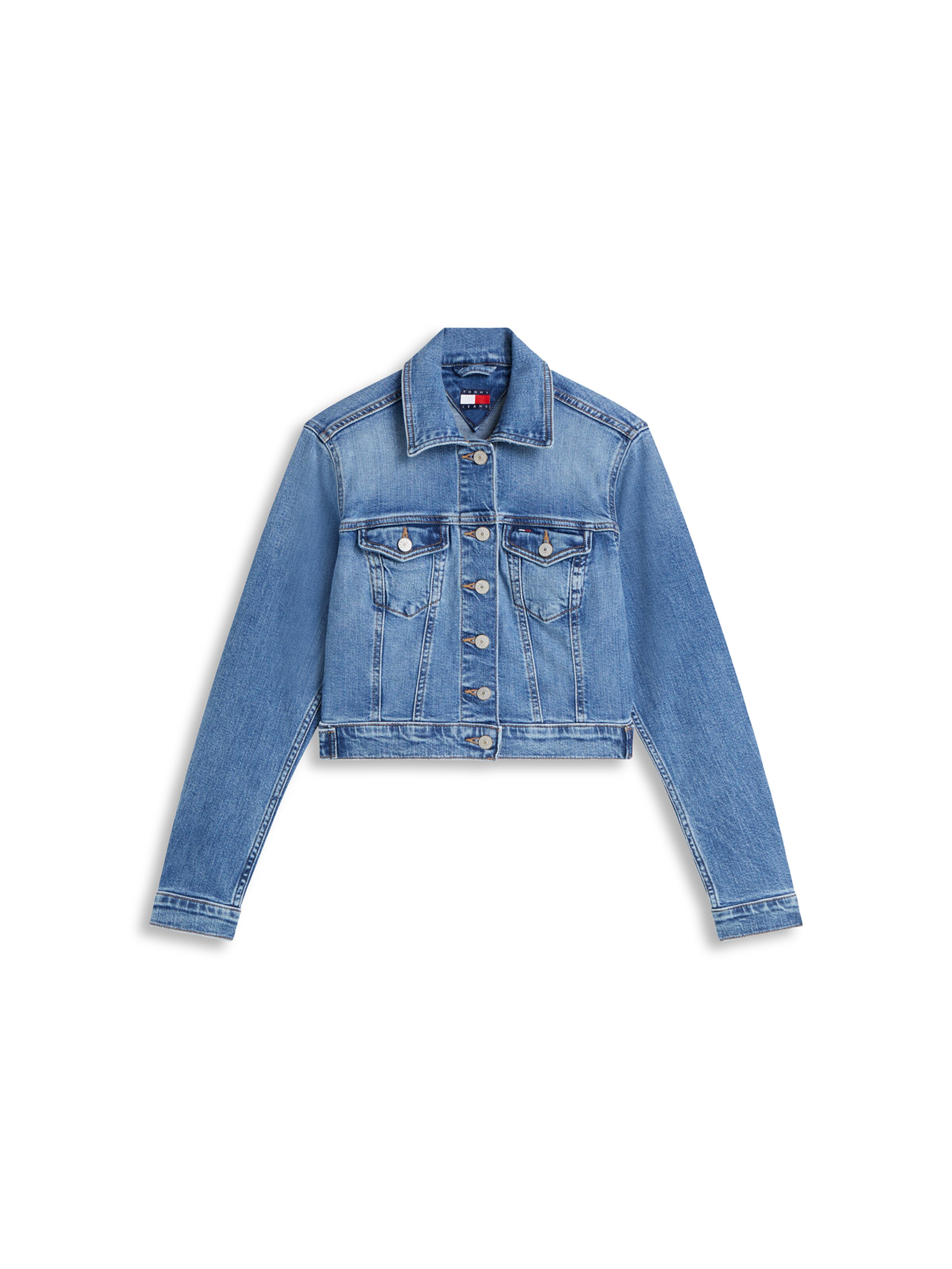 Tommy Jeans Átmeneti dzseki - kék: elől
