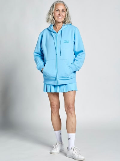 SPORTKIND Sportjacke 'Kapuzenjacke mit Reißverschluss unisex'‌‌‌‌‌‌‌ in hellblau, Produktansicht