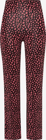 Les Lunes Flared Broek 'Belle' in Roze: voorkant