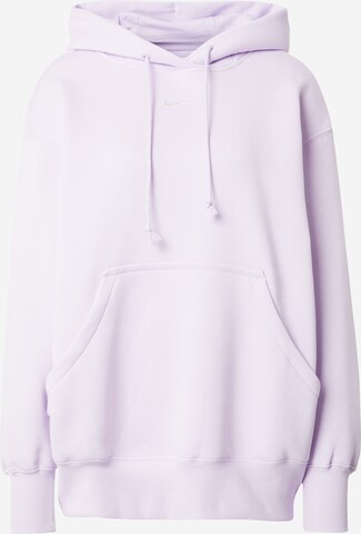 Nike Sportswear Sweatshirt 'Phoenix Fleece' in Purple: front