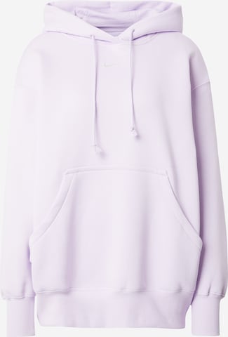 Nike Sportswear Sweatshirt 'Phoenix Fleece' in Lila: predná strana