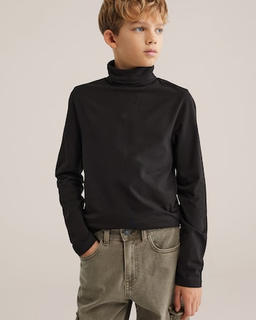 WE Fashion Shirt in Black: front