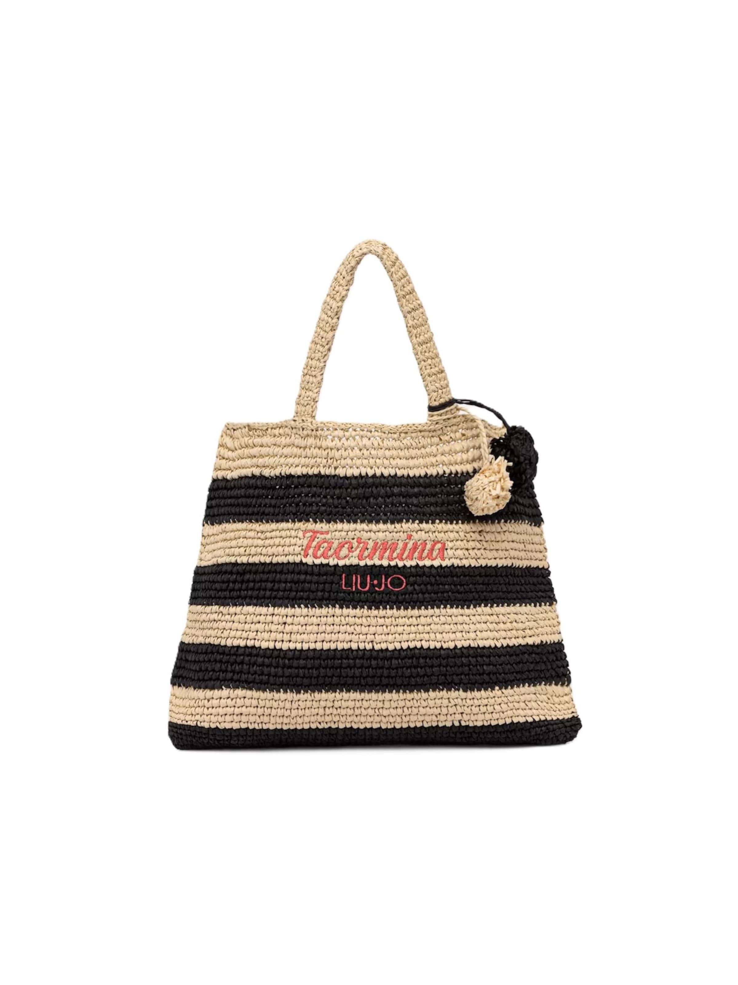 Borsa da spiaggia 'VA6197 A0006' di Liu Jo in nero: frontale