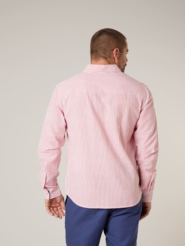 Coupe regular Chemise 'Balt' Deeluxe en rouge