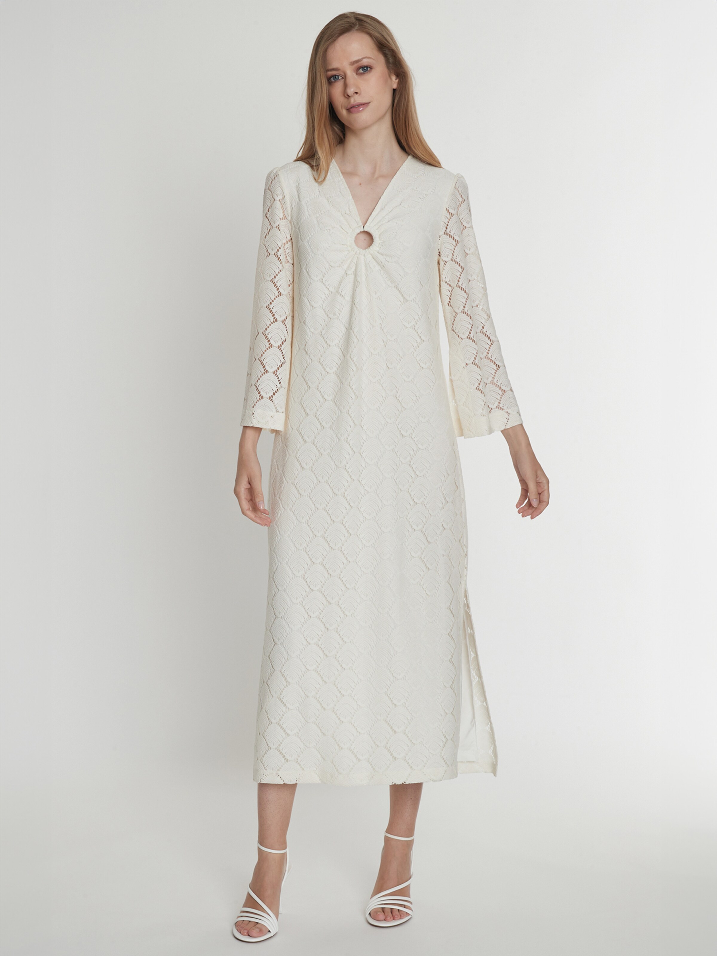 Ana alcazar jurk wit sale