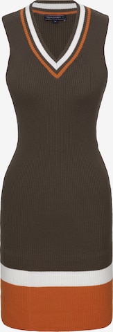 Felix Hardy Knitted dress 'Clarissa' in Green: front