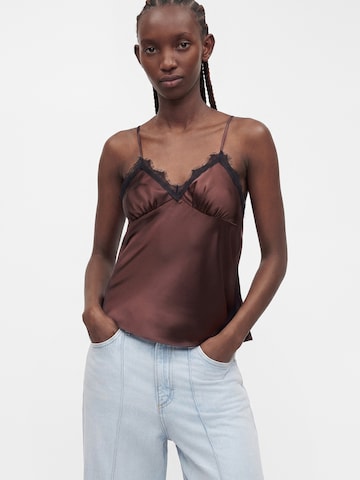 TOPSHOP Top 'NAOMI' | rjava barva