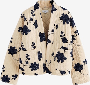 Next Välikausitakki värissä valkoinen: etupuoli