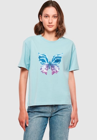 T-shirt Miss Tee en bleu : devant