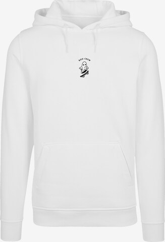 Sweat-shirt 'Boo Crew Halloween' F4NT4STIC en blanc : devant