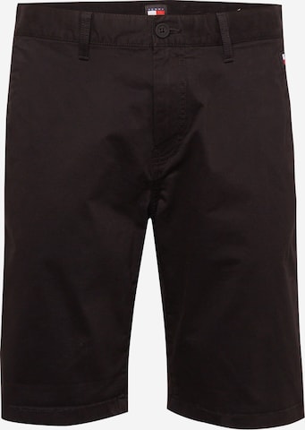 Pantalon 'SCANTON' Tommy Jeans en noir : devant