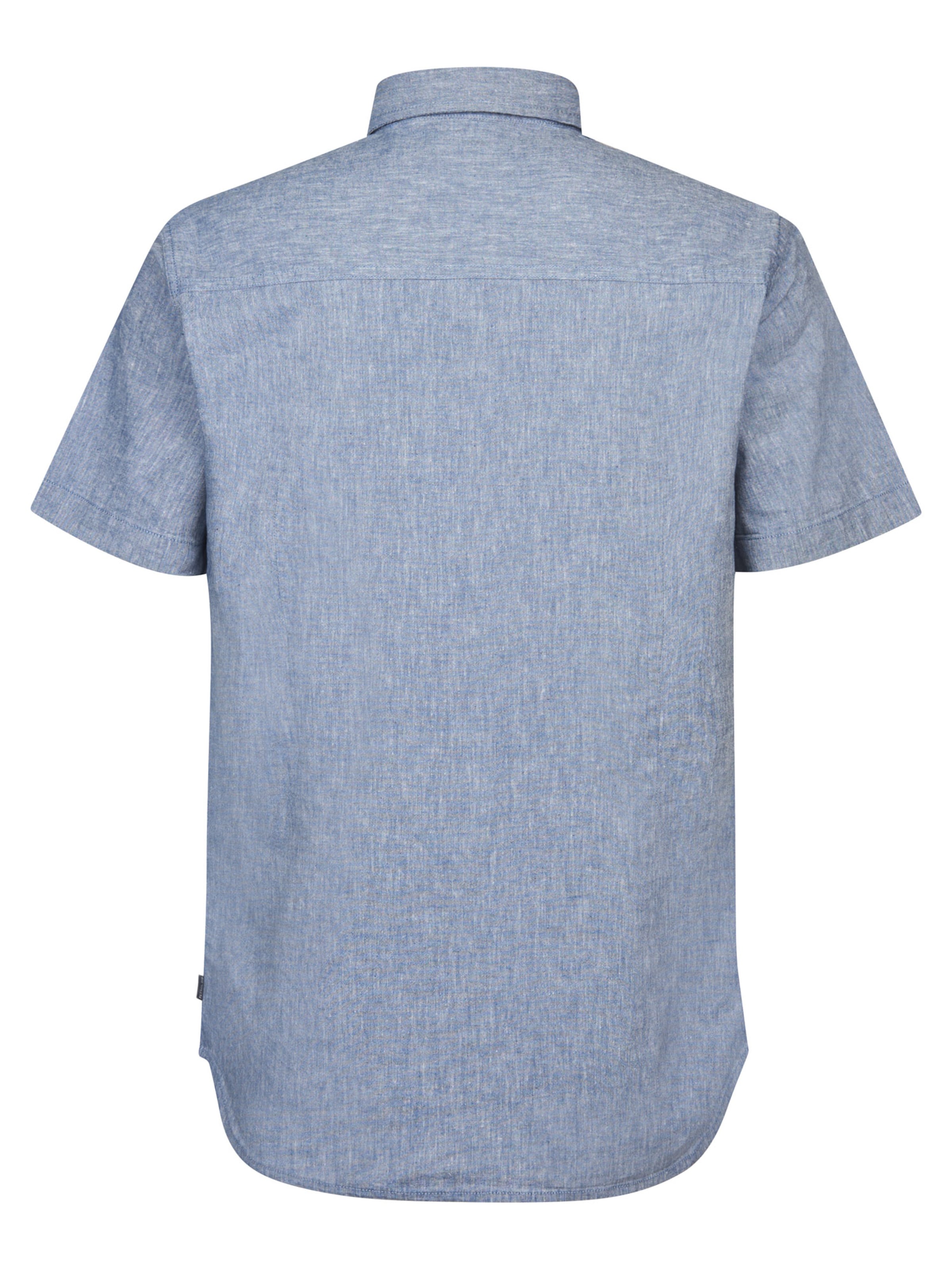 Petrol Industries Regular Fit Hemd 'Tracker' in Blau