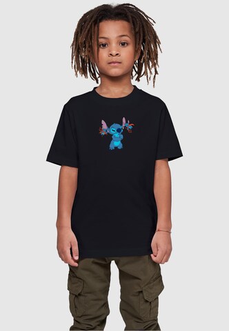 Maglietta 'Lilo And Stitch' di ABSOLUTE CULT in nero: frontale