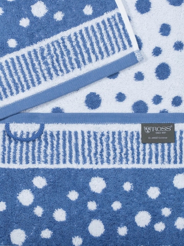 ROSS Towel 'Punkte allover' in Blue