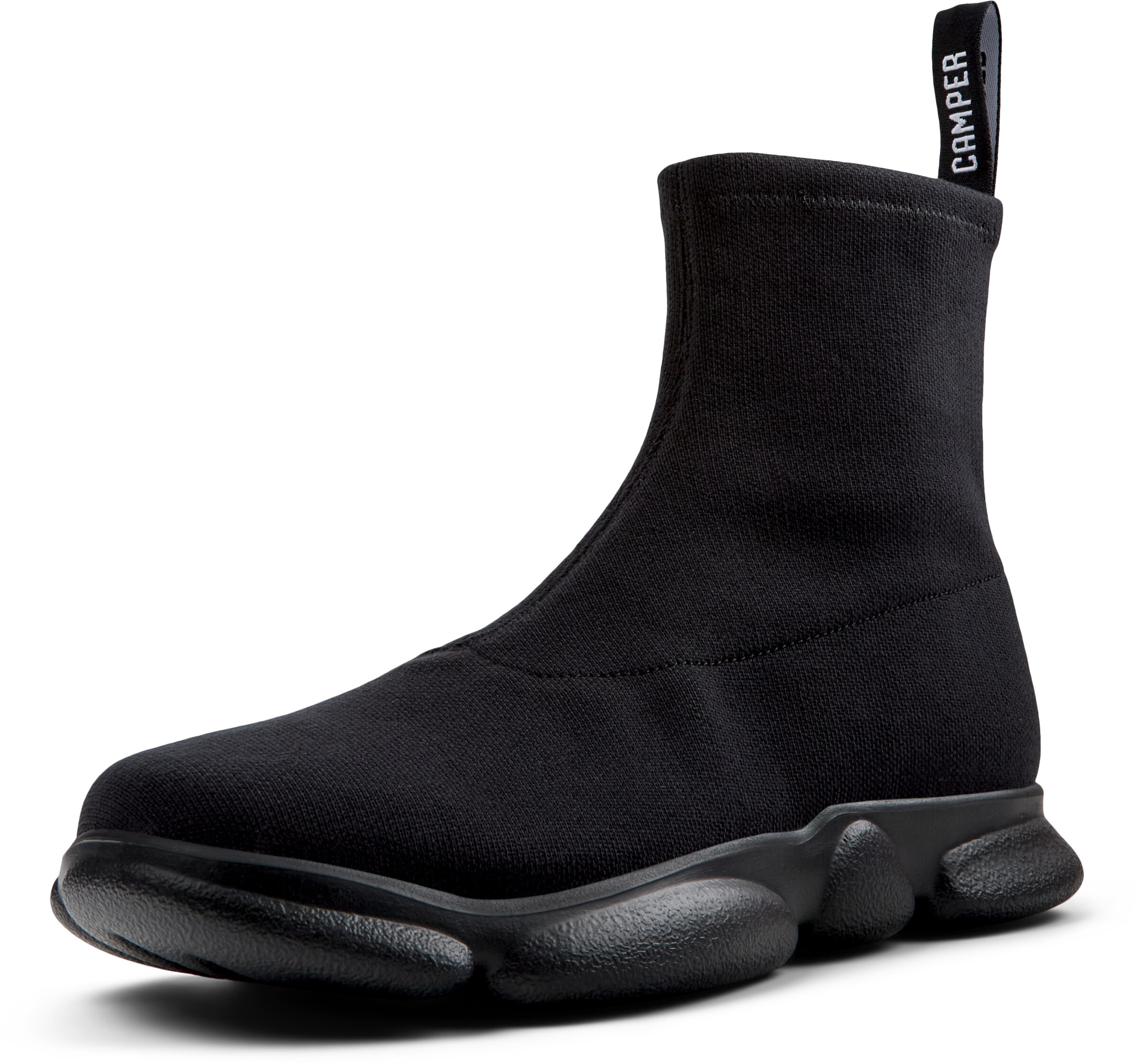 CAMPER Slip On 'Karst' in Schwarz: Vorderseite