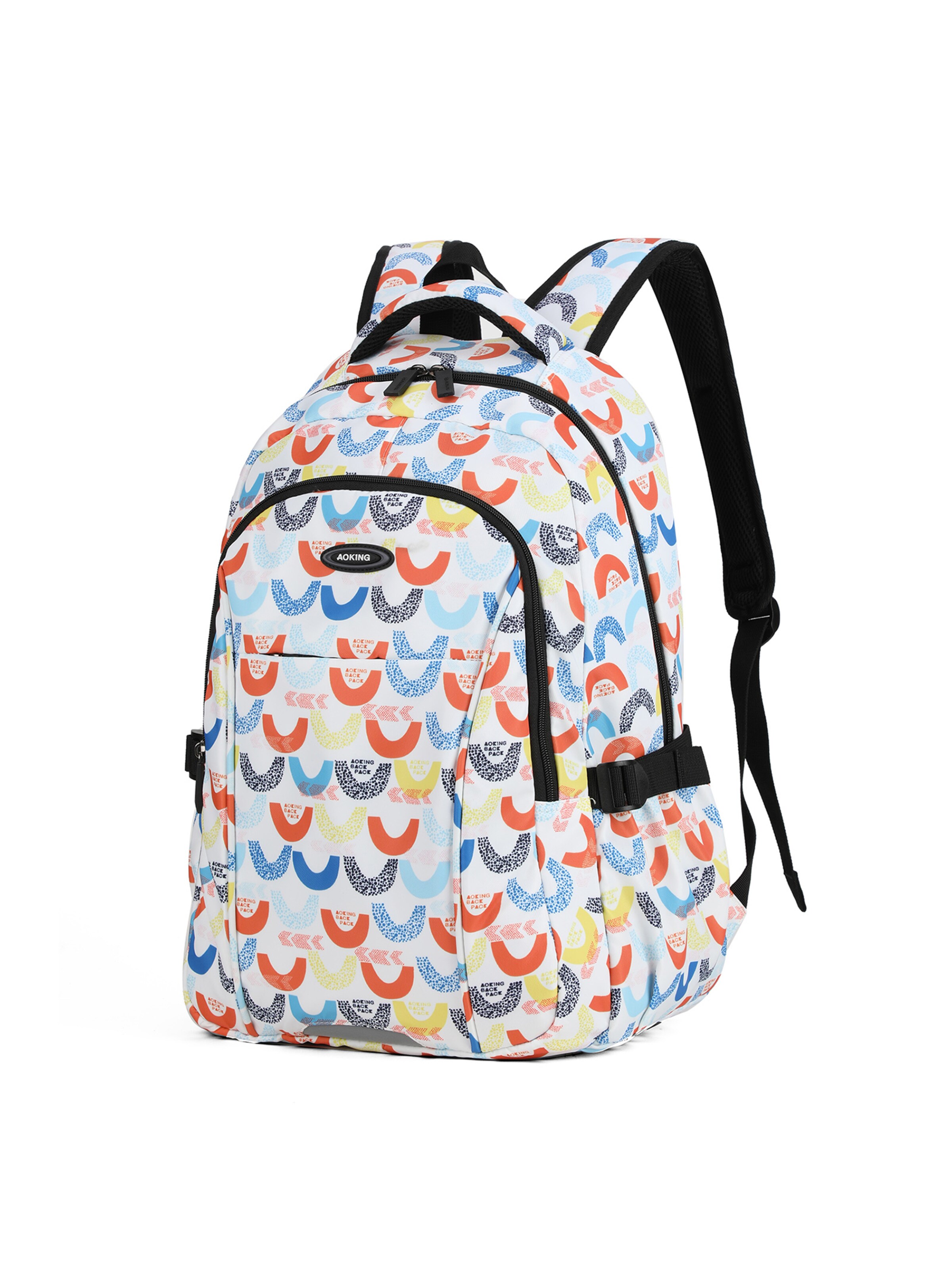 Aoking Rucksack in Weiß: Vorderseite