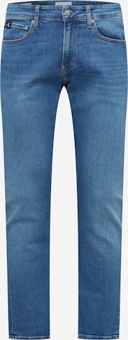 Calvin Klein Jeans Slimfit Jeans in Blauw: voorkant