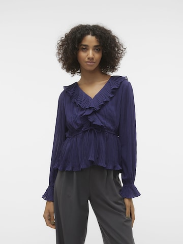 VERO MODA Bluse in Lila: predná strana