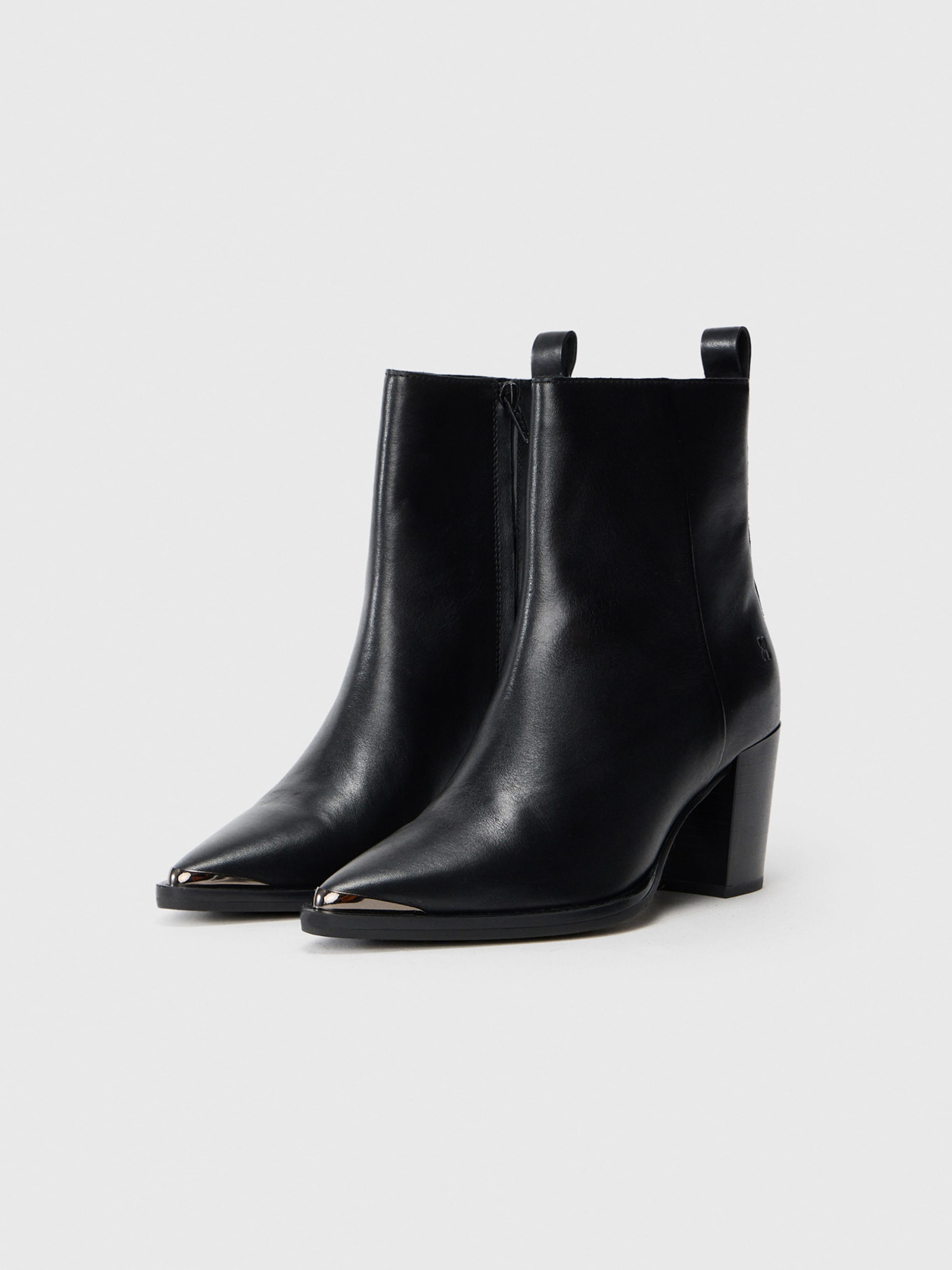 BRONX Støvletter i sort