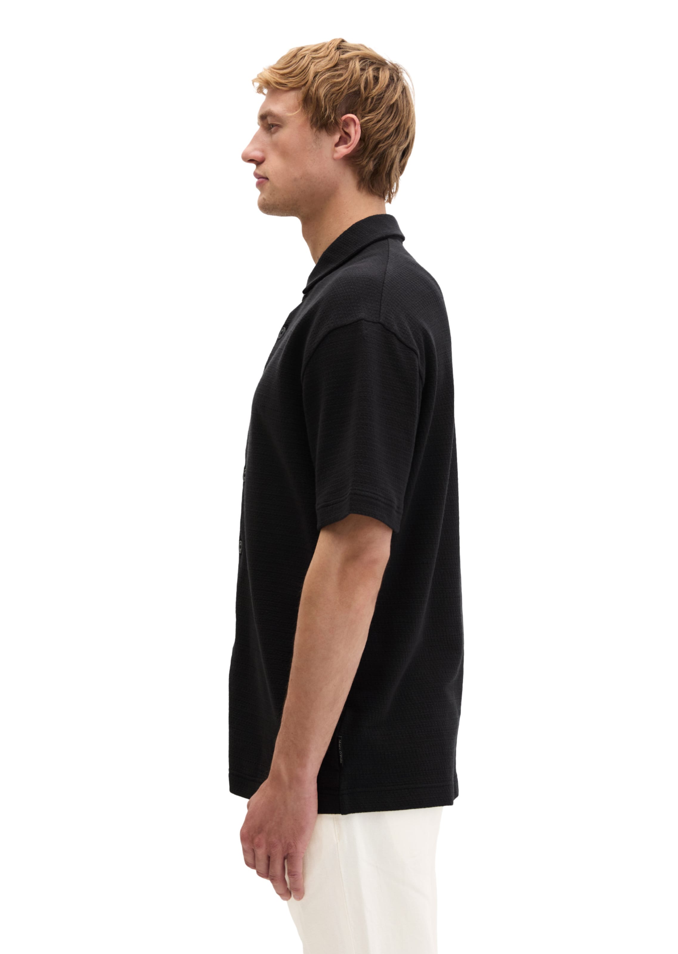 Coupe regular Chemise Marc O'Polo en noir