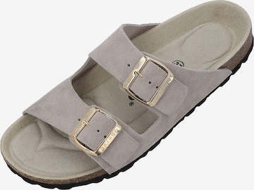 Palado Pantolette ' Korfu ' in Grau: Vorderseite
