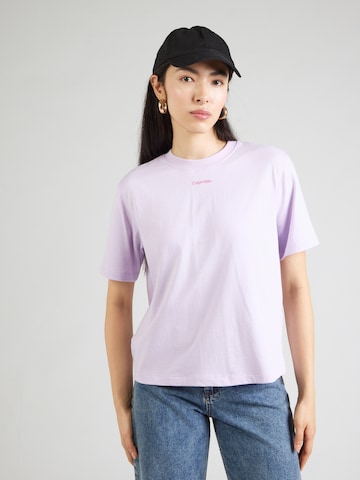 Tricou de la Calvin Klein Jeans pe mov