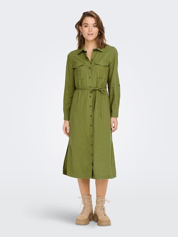 ONLY Shirt Dress 'Caro' in Green: front