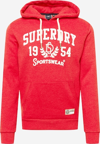 Superdry Sweatshirt in Rot: predná strana