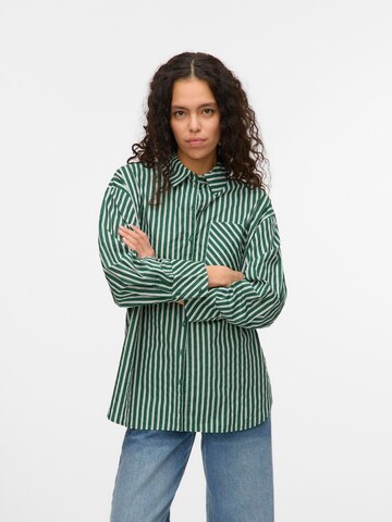 VERO MODA Blouse in Groen: voorkant