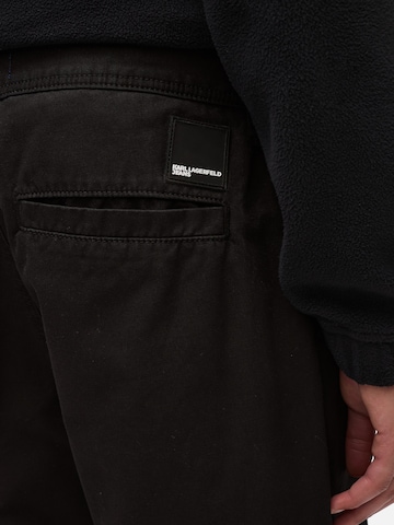 KARL LAGERFELD JEANS Regular Chinobyxa i svart