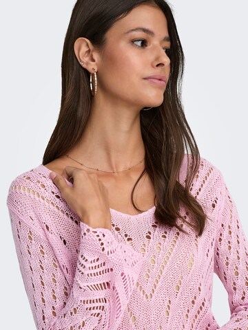 JDY Пуловер 'JDYNEW SUN' в розово