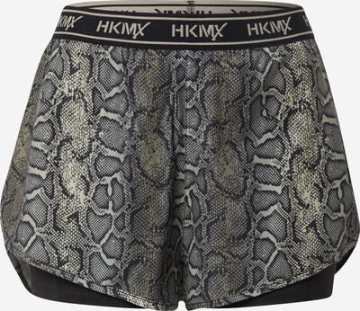 Pantaloni sport 'Python' HKMX pe gri deschis / negru, Vizualizare produs