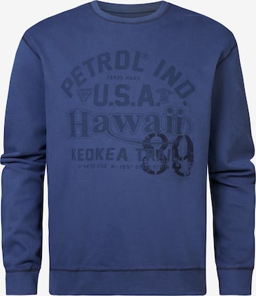 Petrol Industries Sweatshirt 'Journey' in Blauw: voorkant