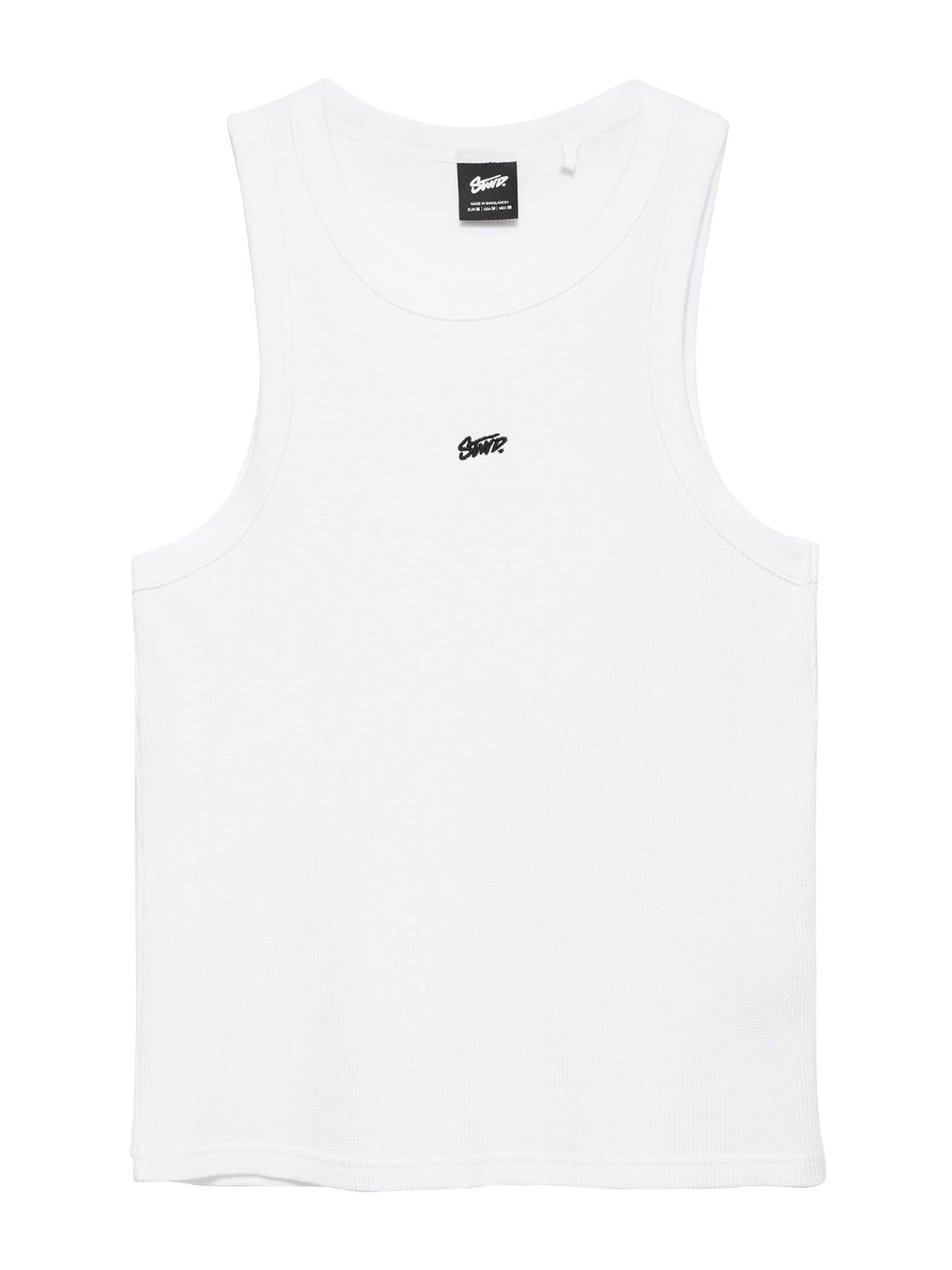 Pull&Bear Shirt 'STWD' in XS in Black / White, Item view