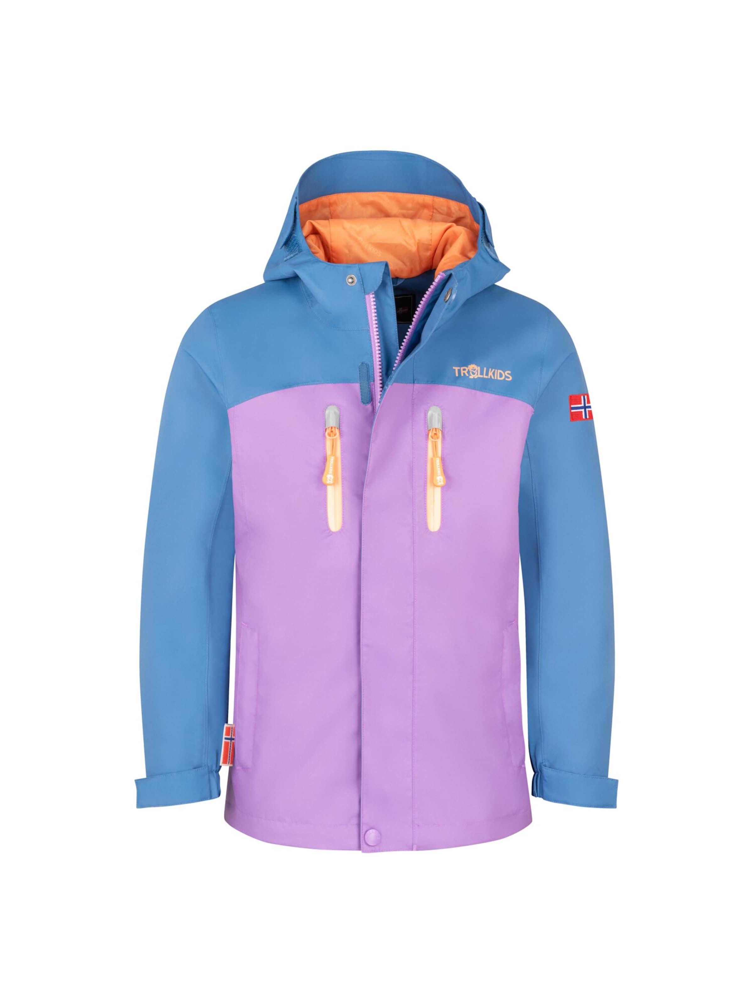TROLLKIDS Outdoor jacket in Purple: front