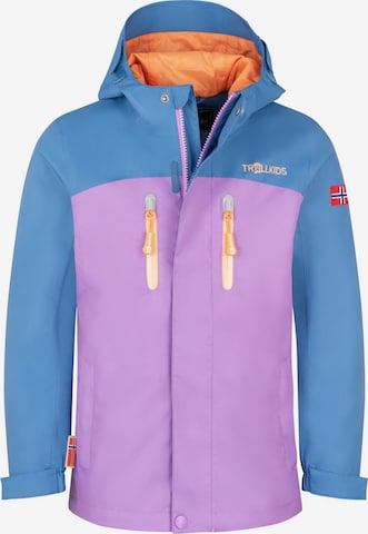 TROLLKIDS Outdoor jacket in Purple: front