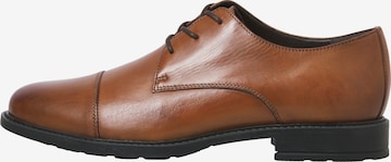 JACK & JONES Schnürschuh 'JFWOSLO' in Braun: Vorderseite