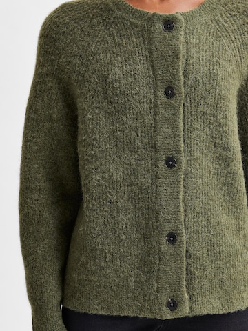 Cardigan 'Lulu' SELECTED FEMME en vert