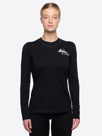 VAUDE Performance shirt 'Monviso' in Black: front
