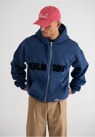 Prohibited Sweatjacke in Blau: Vorderseite