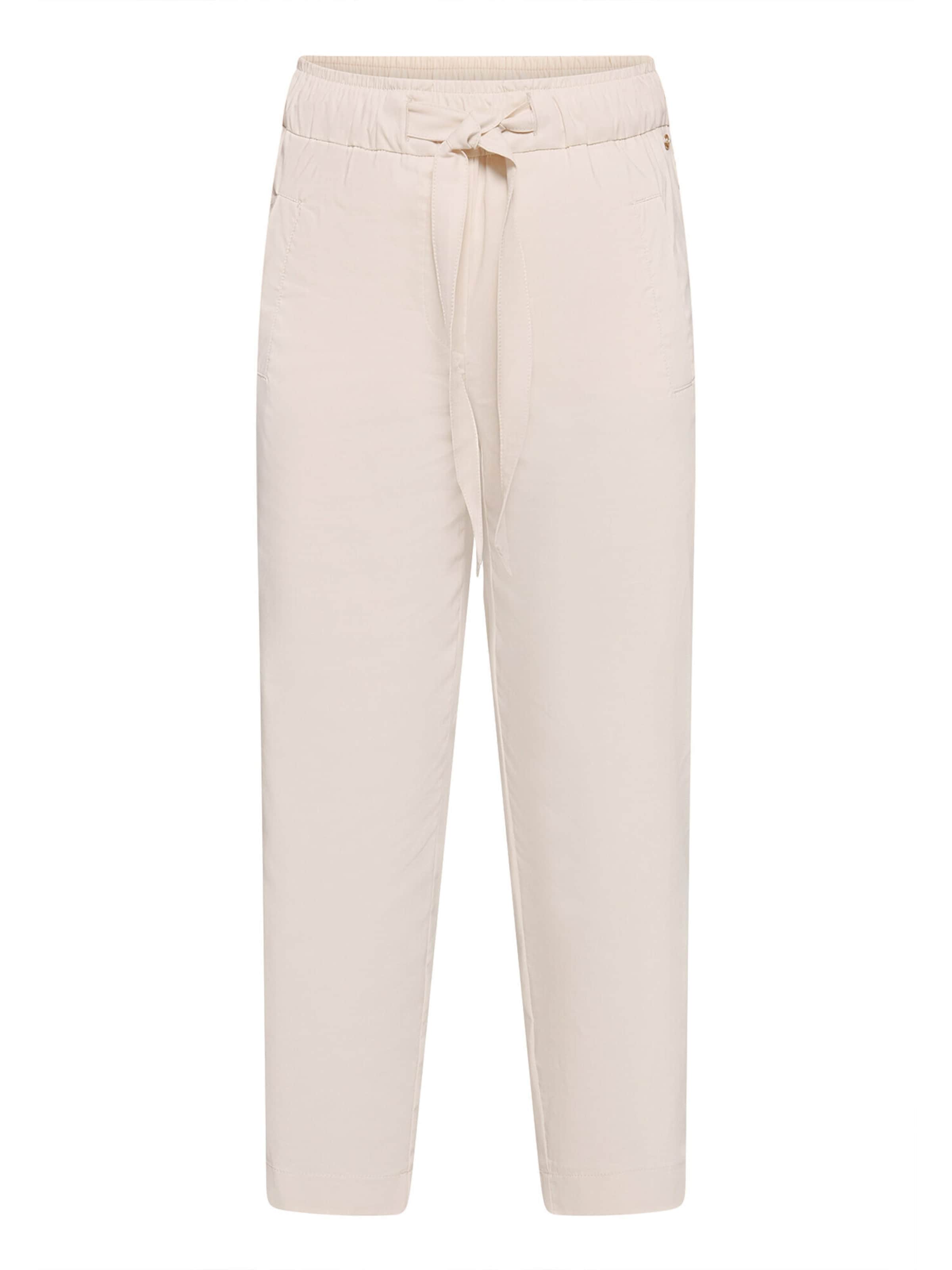 Pantaloni con pieghe di Betty & Co in beige: frontale